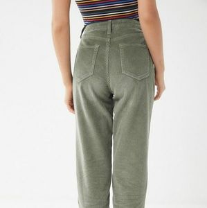 BDG Mom-rise green corduroy Urban Outfitters 27